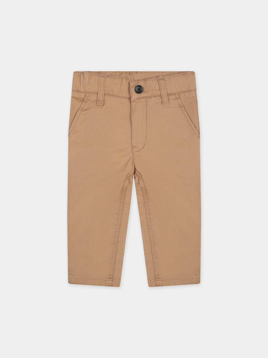 Pantalon décontracté beige pour bébé garçon